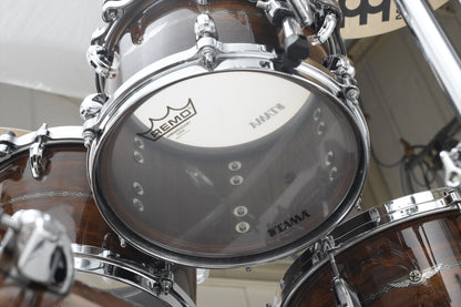 TAMA STAR Bubinga Rack Tom 12" x 7" - Natural Indian Laurel/Chrom HW/Inlay: Only Outside