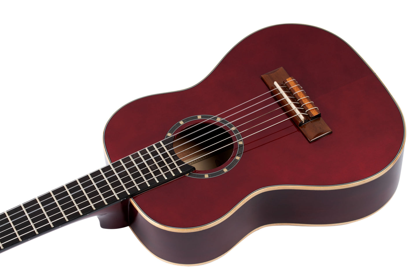 ORTEGA Family Series 3/4 Classical Guitar 6 String - Wine Red + Gigbag