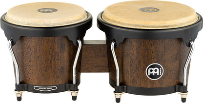 MEINL Percussion Headliner Series Wood Bongo 6 3/4" Macho & 8" Hembra - Wine Red Burst