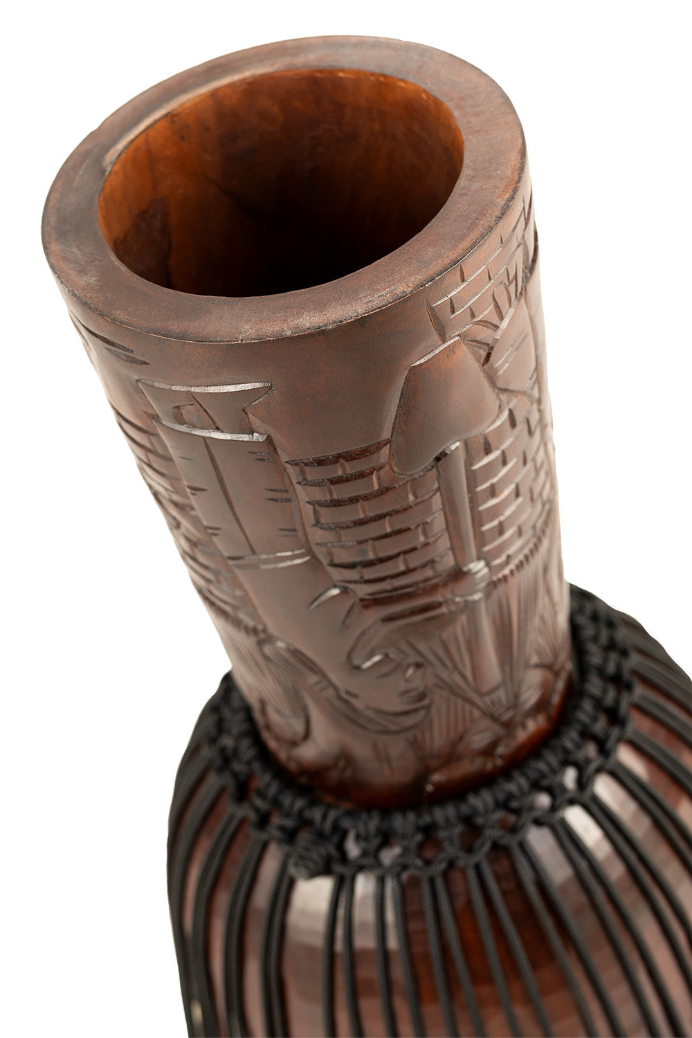 MEINL Percussion Professional African Style Djembe 12" - Village Carving