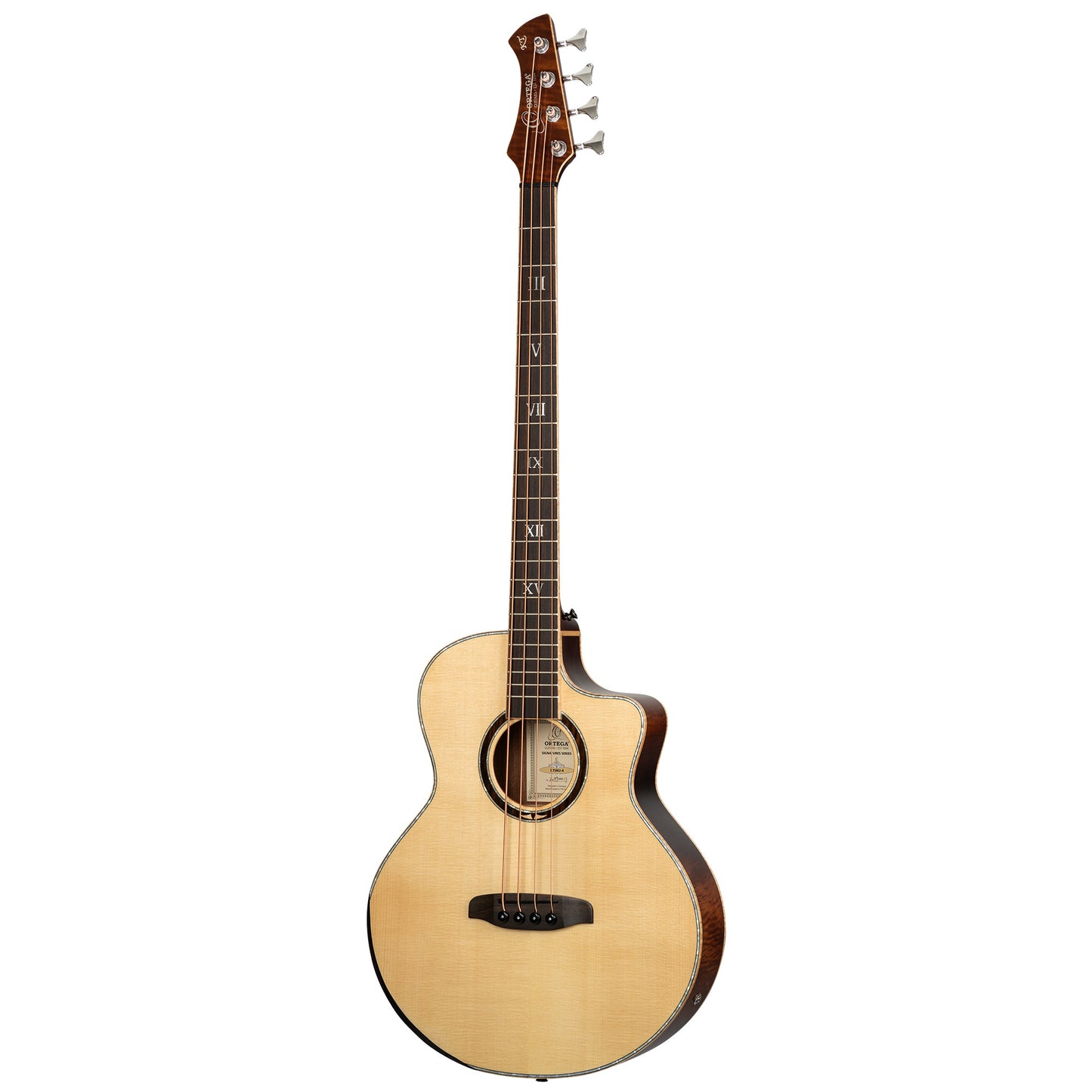 ORTEGA Ken Taylor Signature Series Acoustic Bass 4-String - Natural + Gigbag