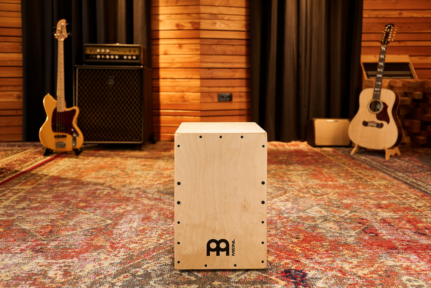 MEINL Percussion Snarecraft Series Snare Cajon 80 - Baltic Birch