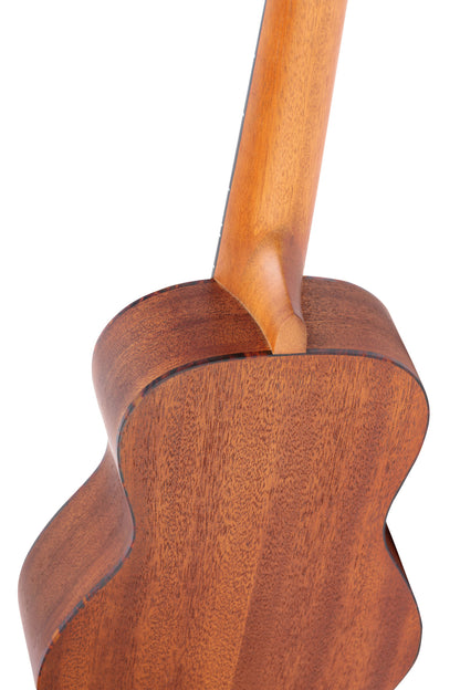 ORTEGA Bonfire Serie Konzert Ukulele 4 String Lefty - Fichte/Sapele Natur
