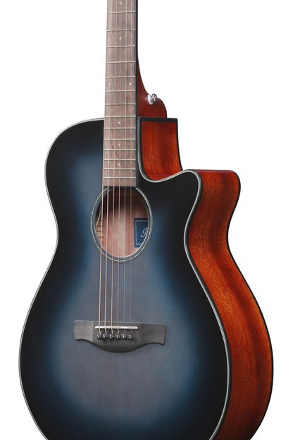IBANEZ AEG Acoustic Guitar 6-String - Indigo Blue Burst High Gloss