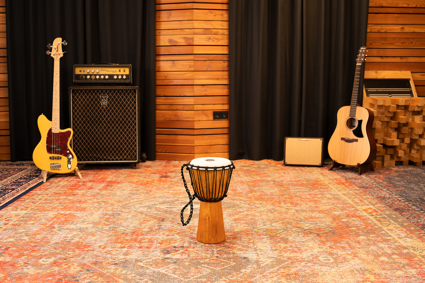 MEINL Percussion Headliner Rope Tuned Nile Series Djembe - 8"