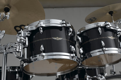 TAMA STAR Bubinga Rack Tom 12" x 9" - Smoky Black/Chrom HW/Inlay: Only Outside