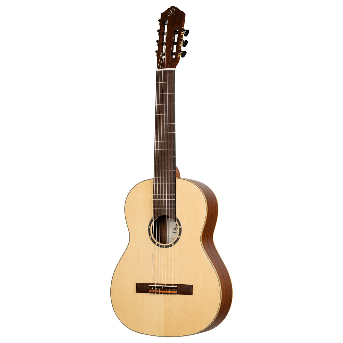 ORTEGA Family Series Pro 4/4 Slim Neck Konzertgitarre 7 String - Massive Zeder + Bag