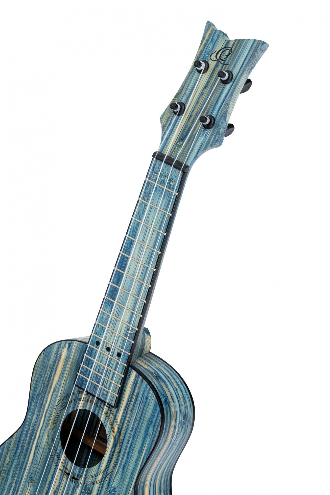 ORTEGA Bamboo Series Soprano Ukulele 4 String - Solid Bamboo Stonewashed + Bag