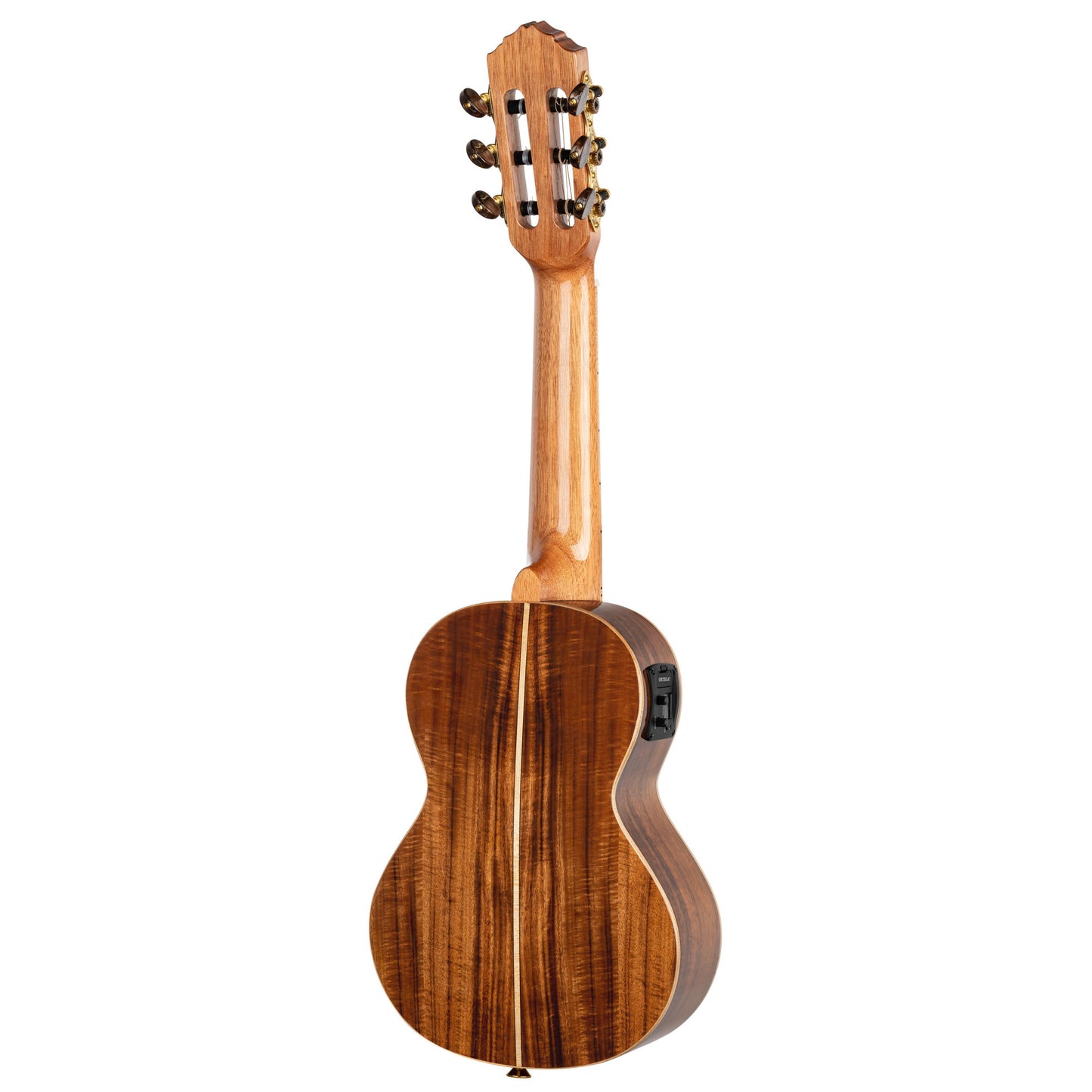 ORTEGA Mini Travel Series 1/8 Gitarre 6 String - Akazie Natur + Bag