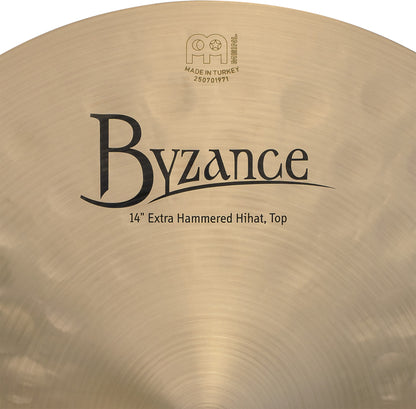 MEINL Cymbals Byzance Traditional Extra Hammered Hihat - 14"