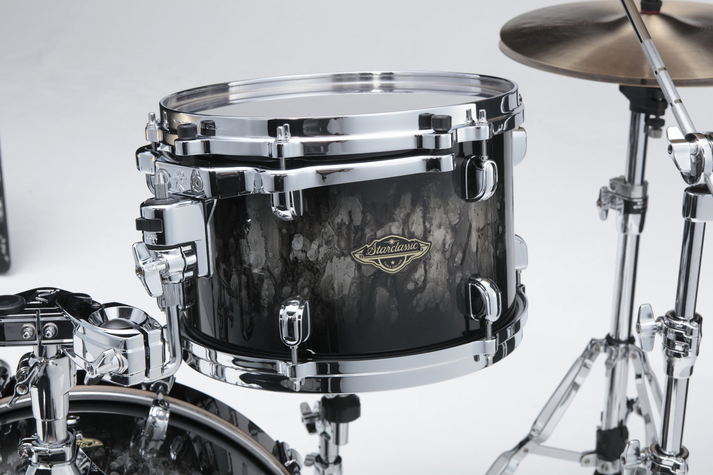 TAMA Starclassic Walnut/Birch Lacquer Shell Kit 3 pcs - Molten Platinum Burst/Chrome HW