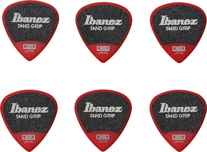IBANEZ Grip Wizard Series Sand Grip Flat Picks - 6 pcs