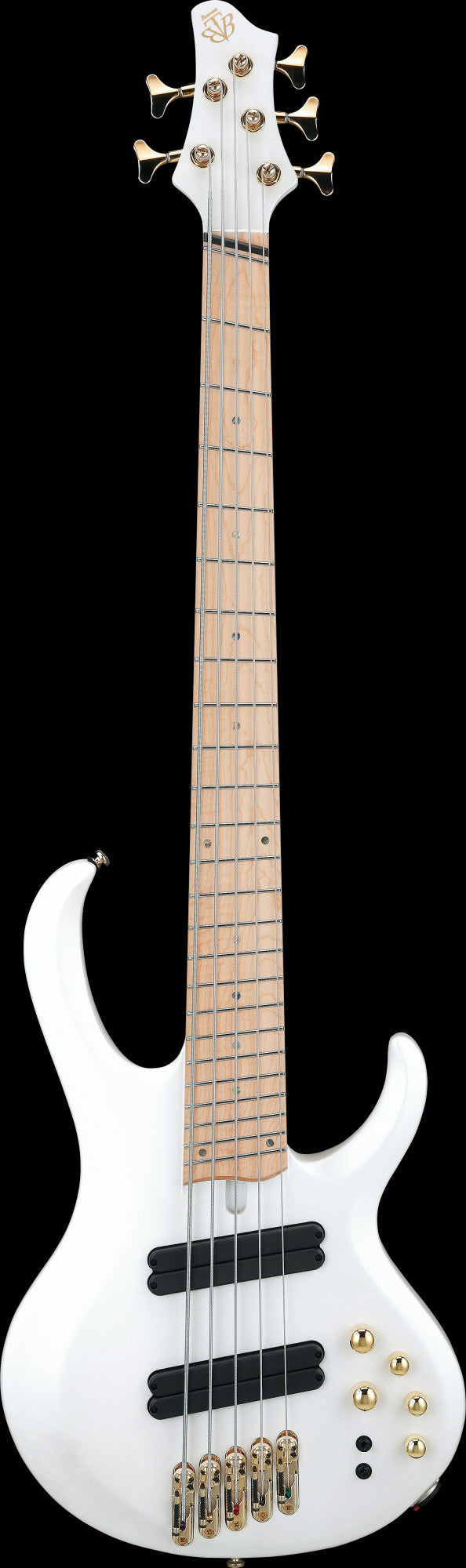 IBANEZ Bass Workshop 5-String - Pearl White Matte Multi-Scale