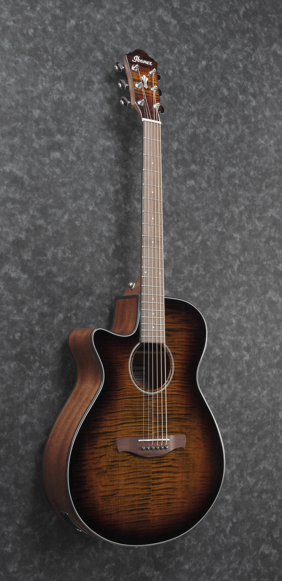 IBANEZ AEG Akustikgitarre 6-String Lefty - Tiger Burst High Gloss