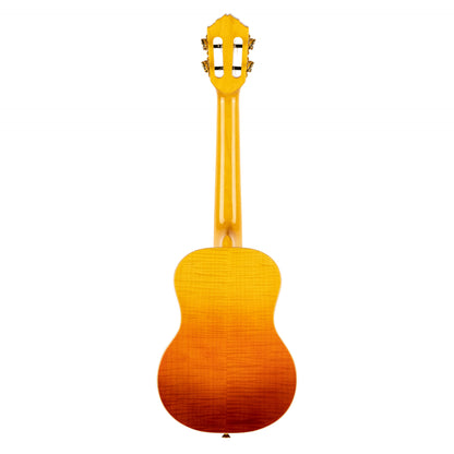 ORTEGA Prism Series Tenor Ukulele 4 String - Flamed Maple Tequila Burst Fade + Bag