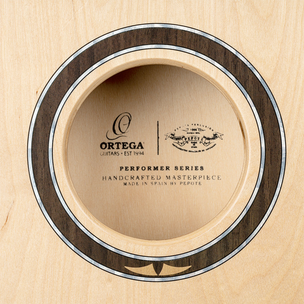 ORTEGA Performer Series Cajon - Walnut / Baltic Birch Natural