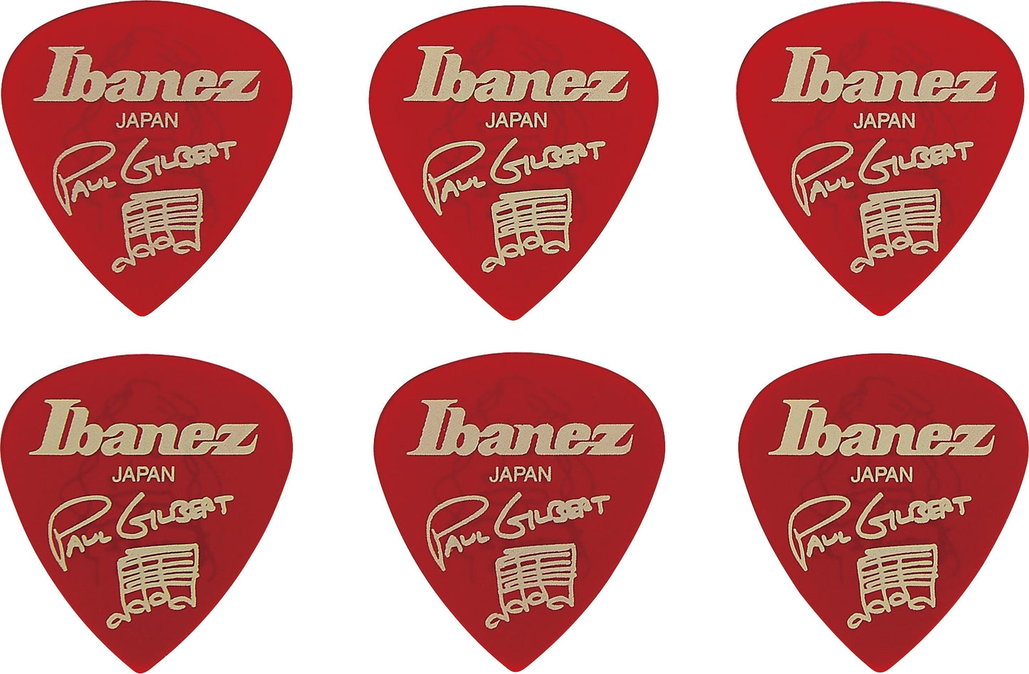 IBANEZ Paul Gilbert Signature Picks - 6 pcs