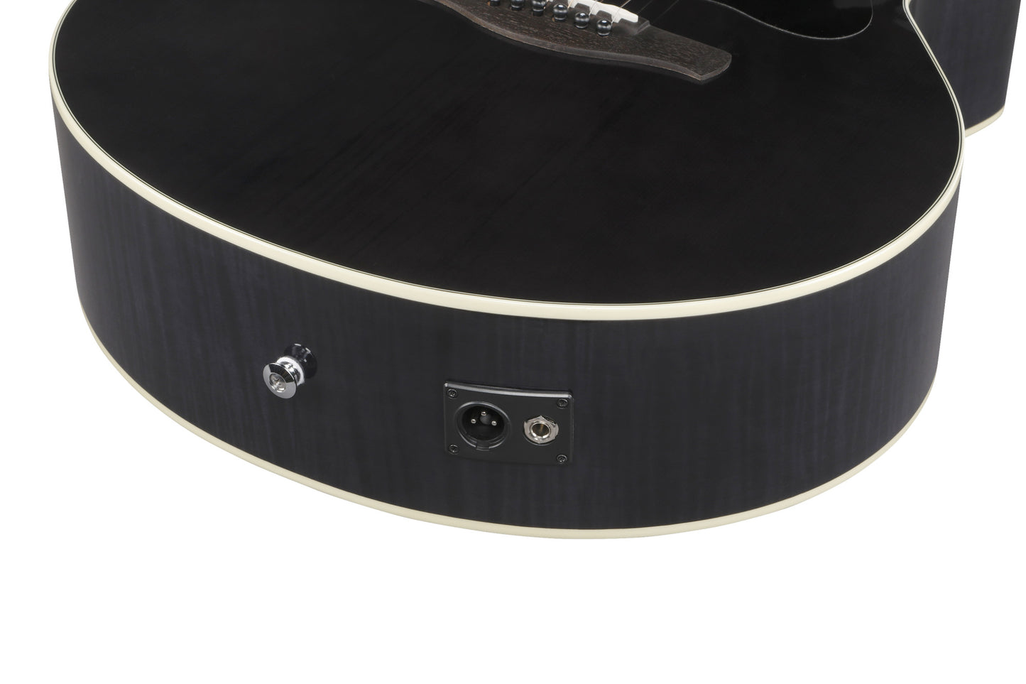 IBANEZ AE Acoustic Guitar 6-String - Transparent Black High Gloss