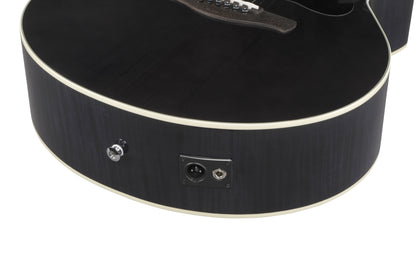 IBANEZ AE Acoustic Guitar 6-String - Transparent Black High Gloss