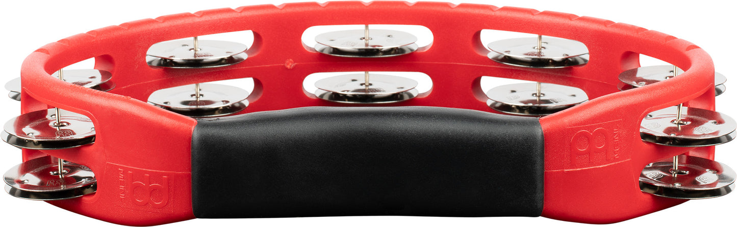 MEINL Percussion Headliner® Series Molded ABS Dual-Row Tambourine - Red