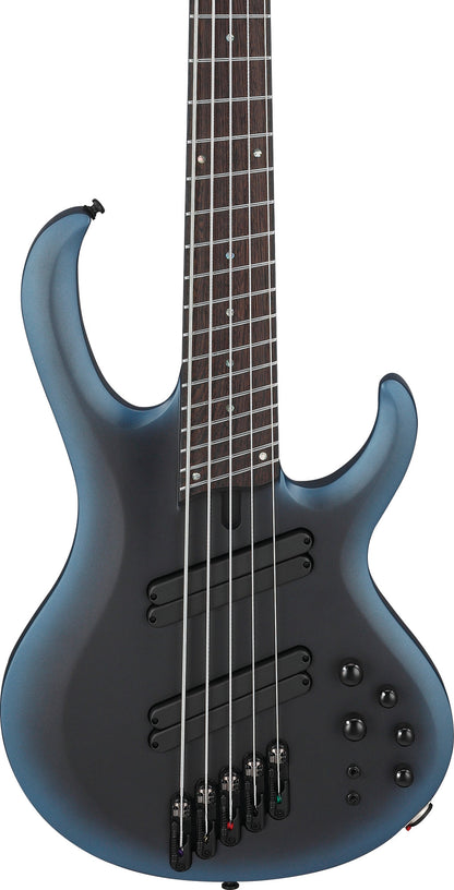 IBANEZ Bass Workshop BTB Electric Bass 5-String Multi Scale - Midnight Arctic Ocean Matte + Case
