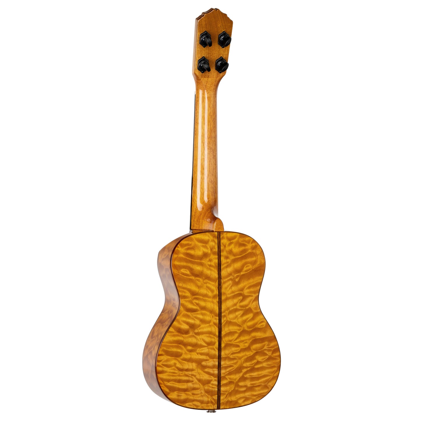 ORTEGA Elite Serie Konzert Ukulele 4 String - Quilted Maple Natural + Bag