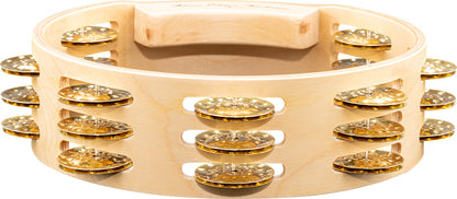MEINL Percussion Artisan Edition Series Triple-Row Wood Tambourine - 8"