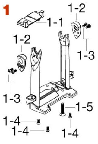 TAMA Frame Assembly for Lefty Dyna-Sync Twin Pedal