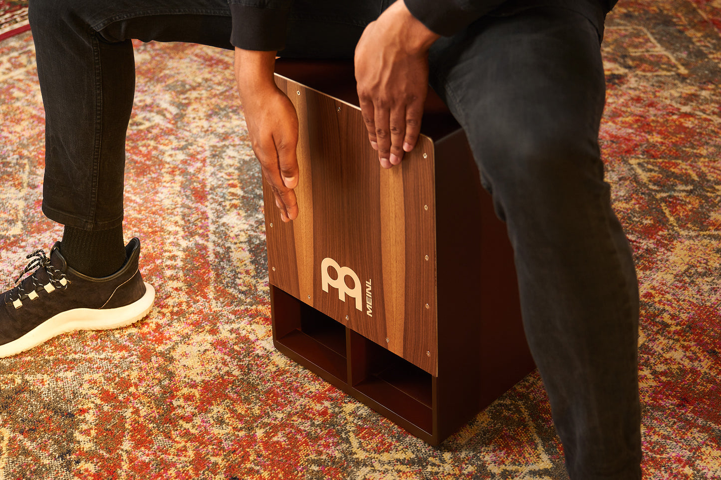 MEINL Percussion Bass Series Subwoofer Cajon - Walnut