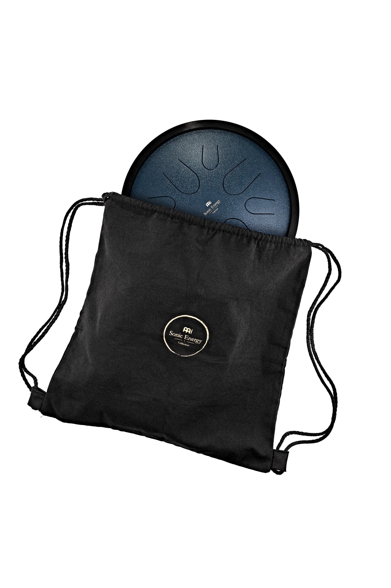 MEINL Sonic Energy 10" Compact Steel Tongue Drum, C Moll, 8 Töne, 432 Hz, Marineblau
