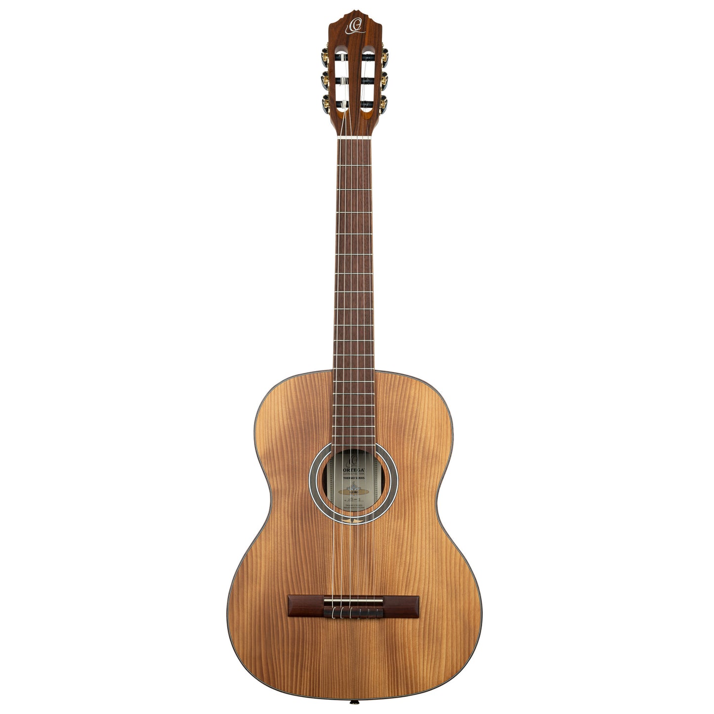 ORTEGA Thermo Series 4/4 Konzertgitarre 6-String - Dunkelbraun matt + Gigbag
