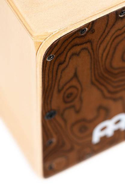 MEINL Percussion Mini Series Snare Cajon - Burl Wood