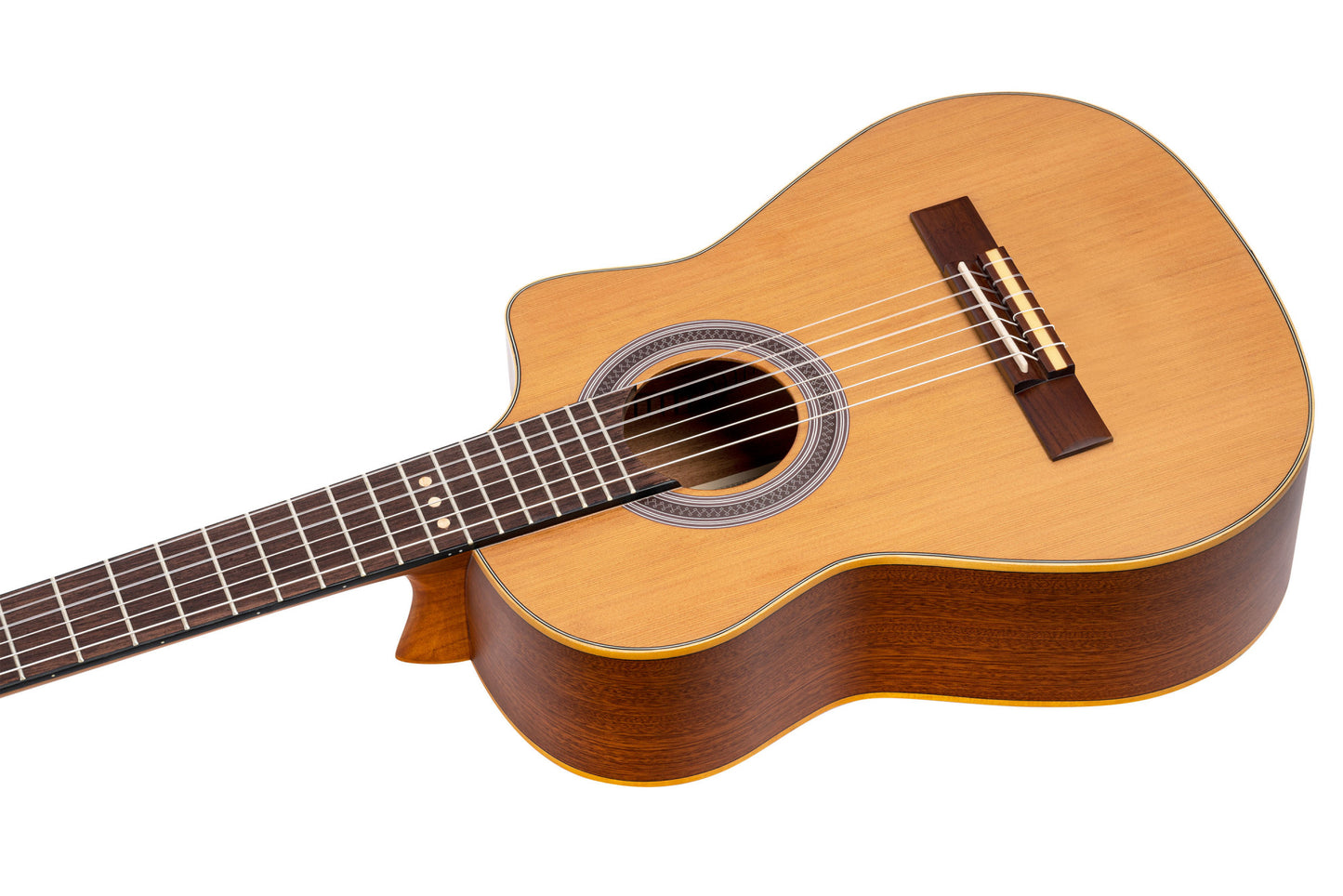 ORTEGA Requinto Series Pro 1/2 Akustikgitarre 6-String - Natural + Gigbag