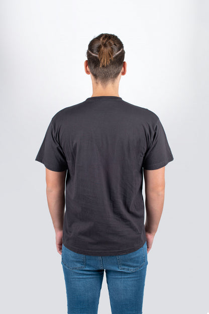 TAMA T-Shirt in dunkelgrau mit Logo und "The Strongest Name" Schriftzug auf der Brust