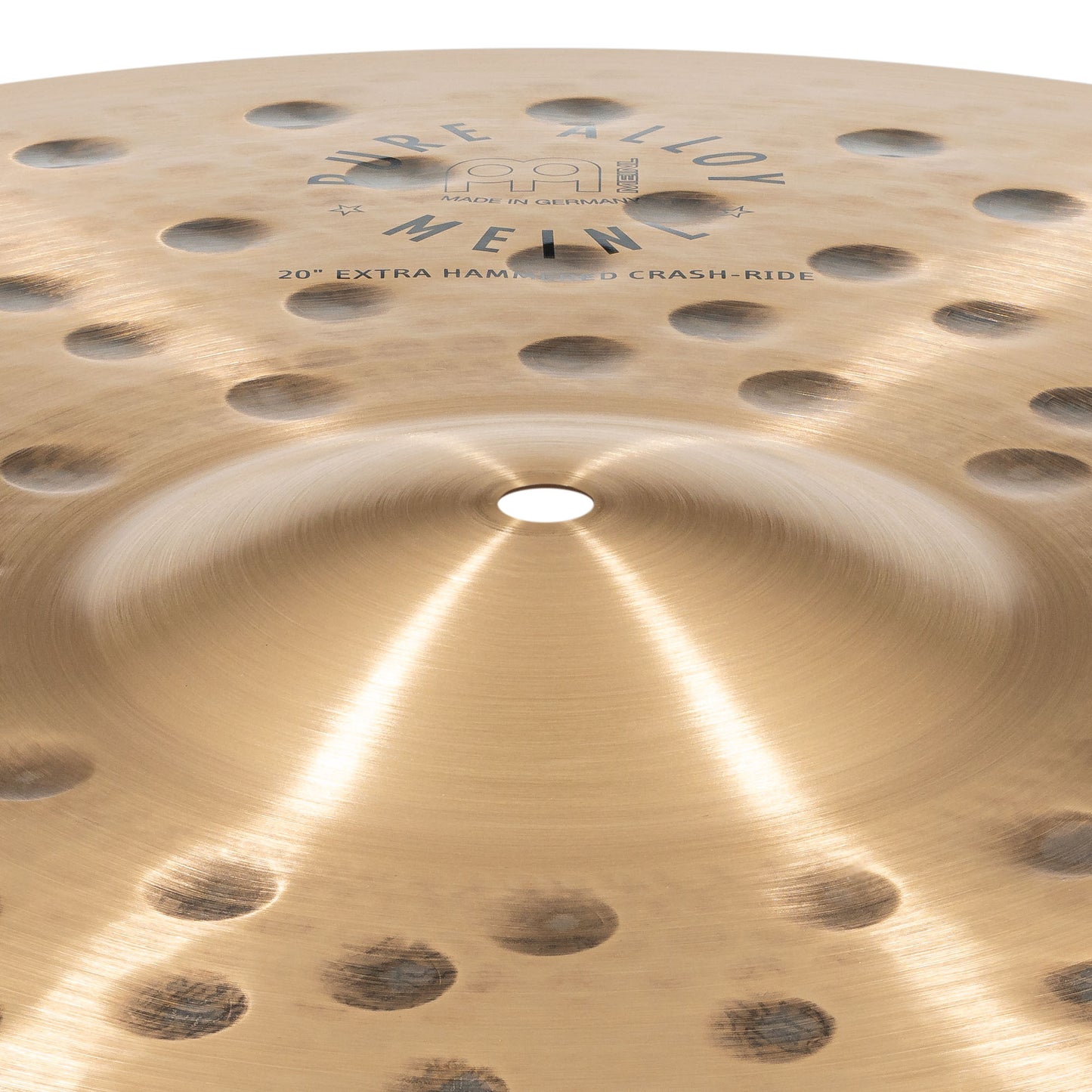 MEINL Cymbals Pure Alloy Extra Hammered Crash-Ride - 20"