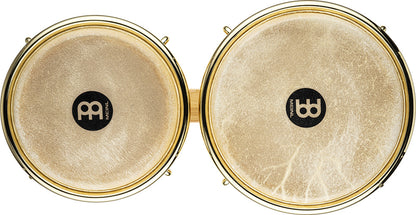 MEINL Percussion Wood Bongo 6 3/4" Macho & 8" Hembra - Natural/Gold HW