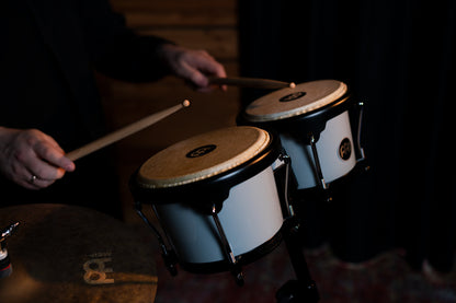 MEINL Percussion Journey Series Bongo 6 1/2" Macho & 7 1/2" Hembra - Ultimate Gray