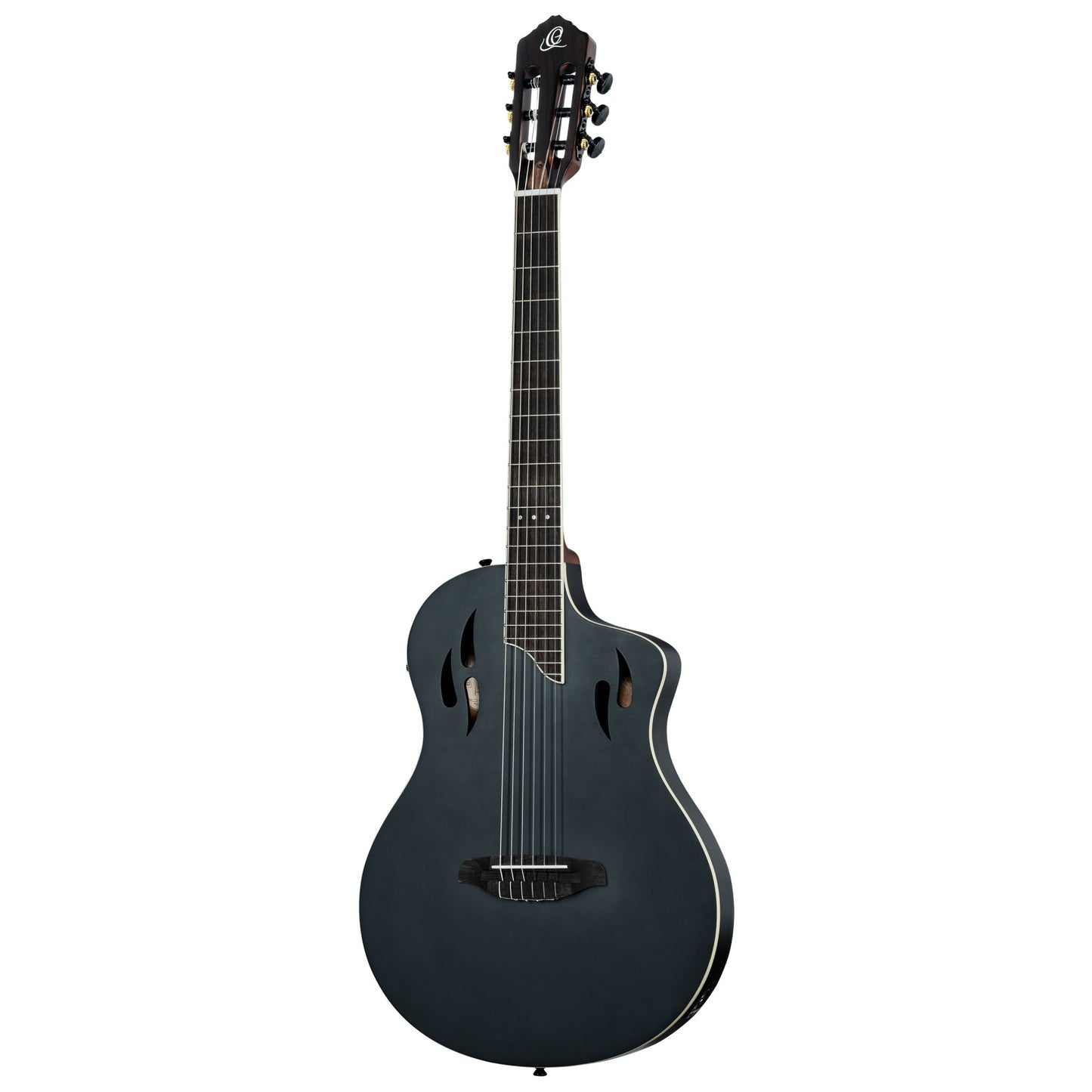 ORTEGA TourPlayer DeLuxe Nylon String Guitar 6-String - Spruce Black + Gig Bag