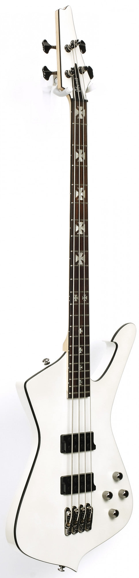 IBANEZ Sharlee D'Angelo Signature E-Bass 4-String - Pearl White + Koffer