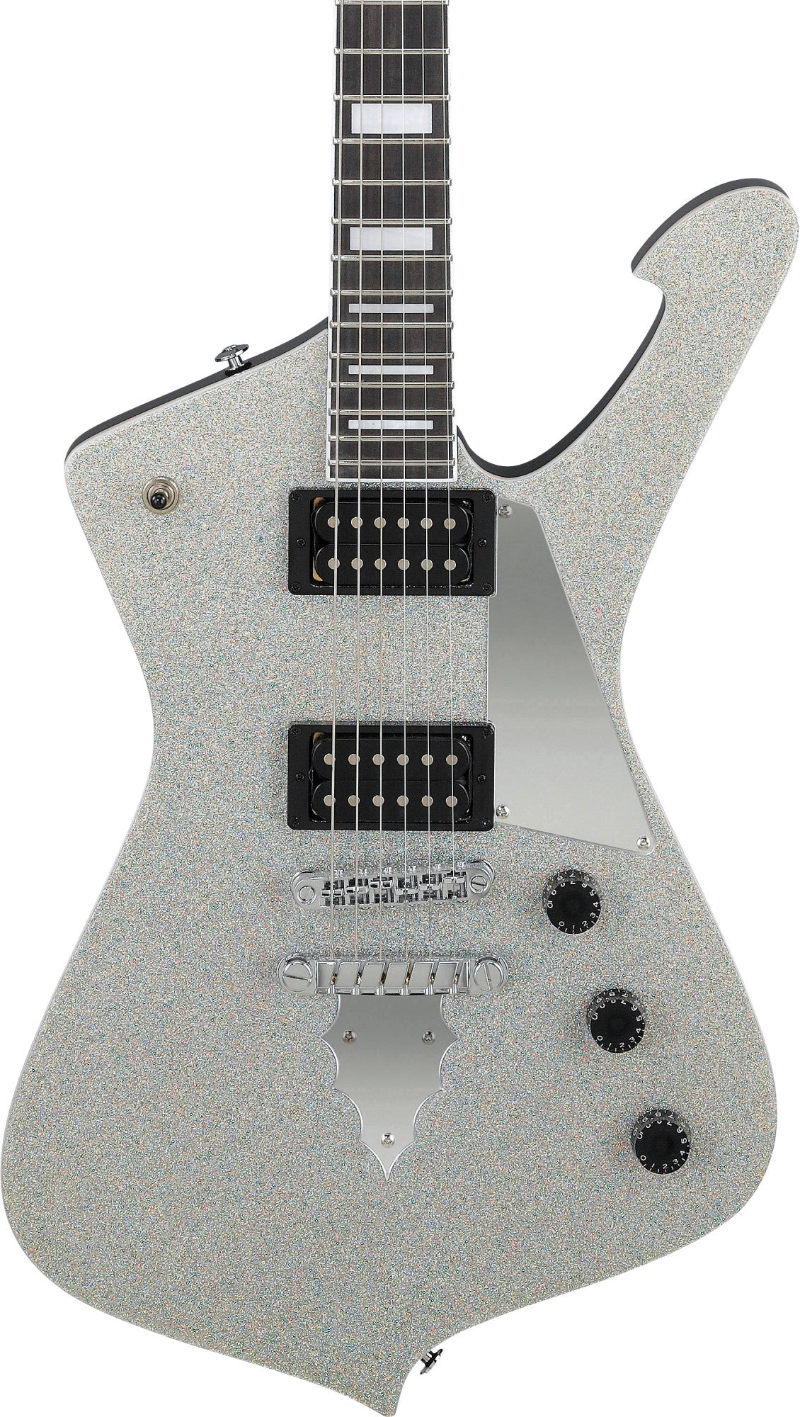 IBANEZ Paul Stanley "KISS" Signature Electric Guitar 6-String - Silver Sparkle + Gig Bag