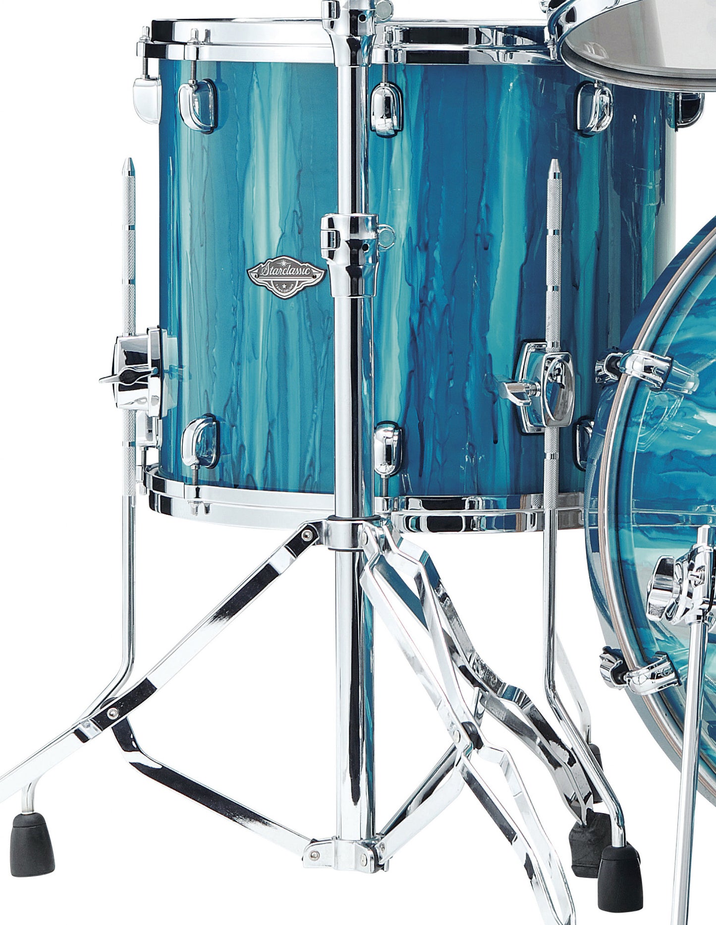 TAMA Starclassic Performer Floor Tom 14" x 12" - Sky Blue Aurora/Chrom HW