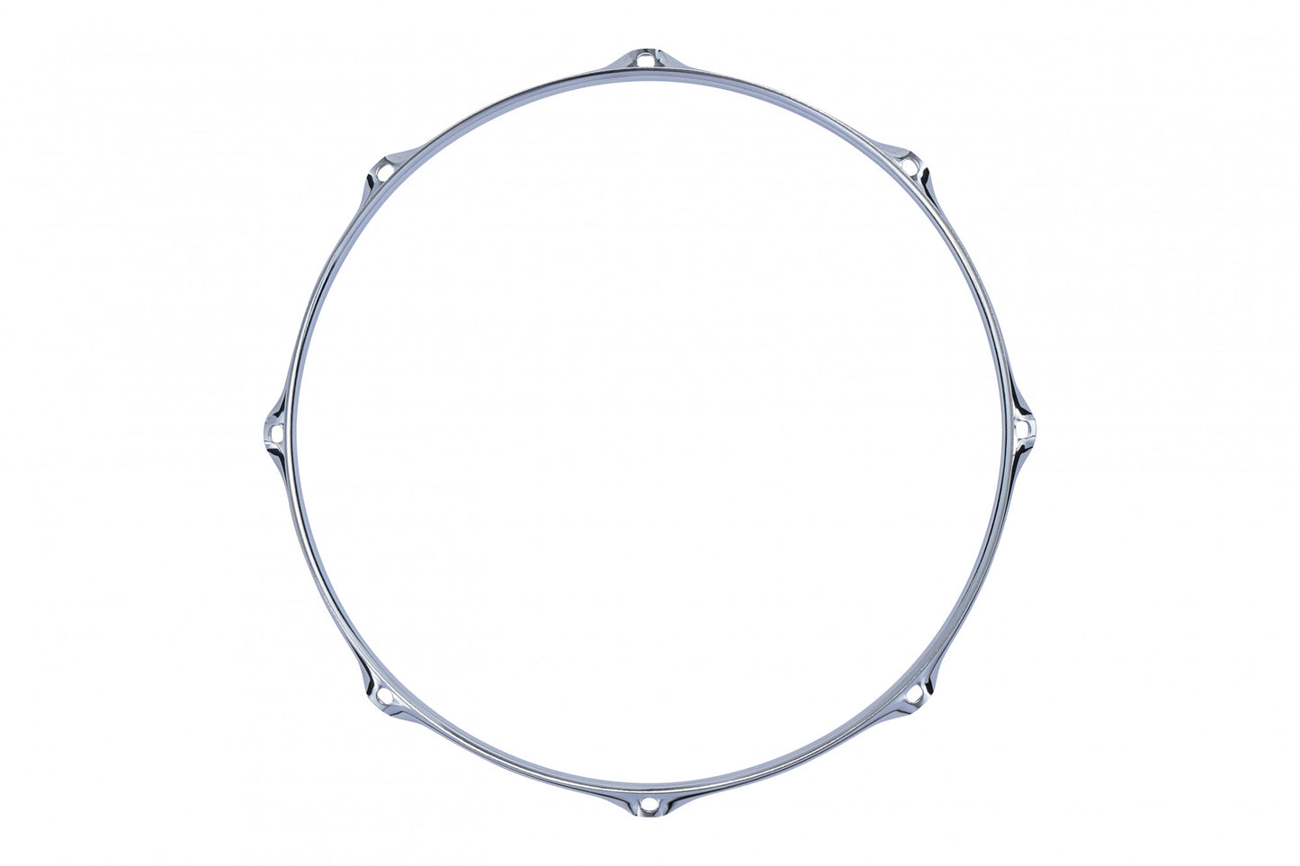 TAMA 2.3mm Steel Mighty Hoops 14" 8-Hole - Chrome Batter Side