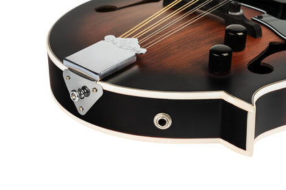 ORTEGA Americana Series F-Style Mandolin 8 String - Spruce / Maple Satin Whiskey Burst