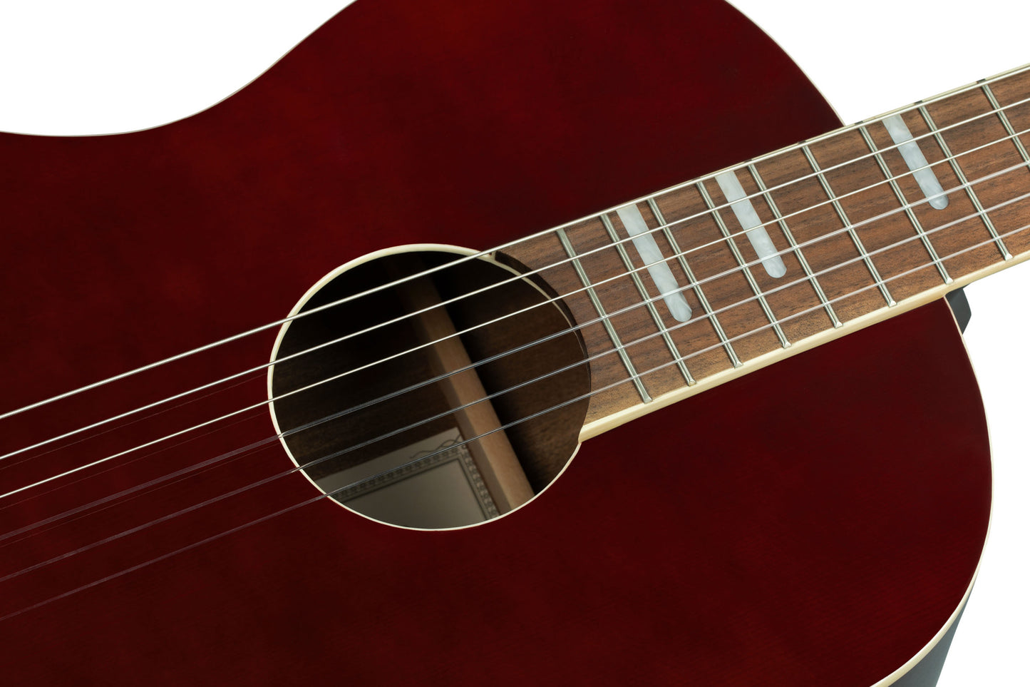 ORTEGA Ranger Series 4/4 Konzertgitarre 6-String - Dunkelrot + Gigbag
