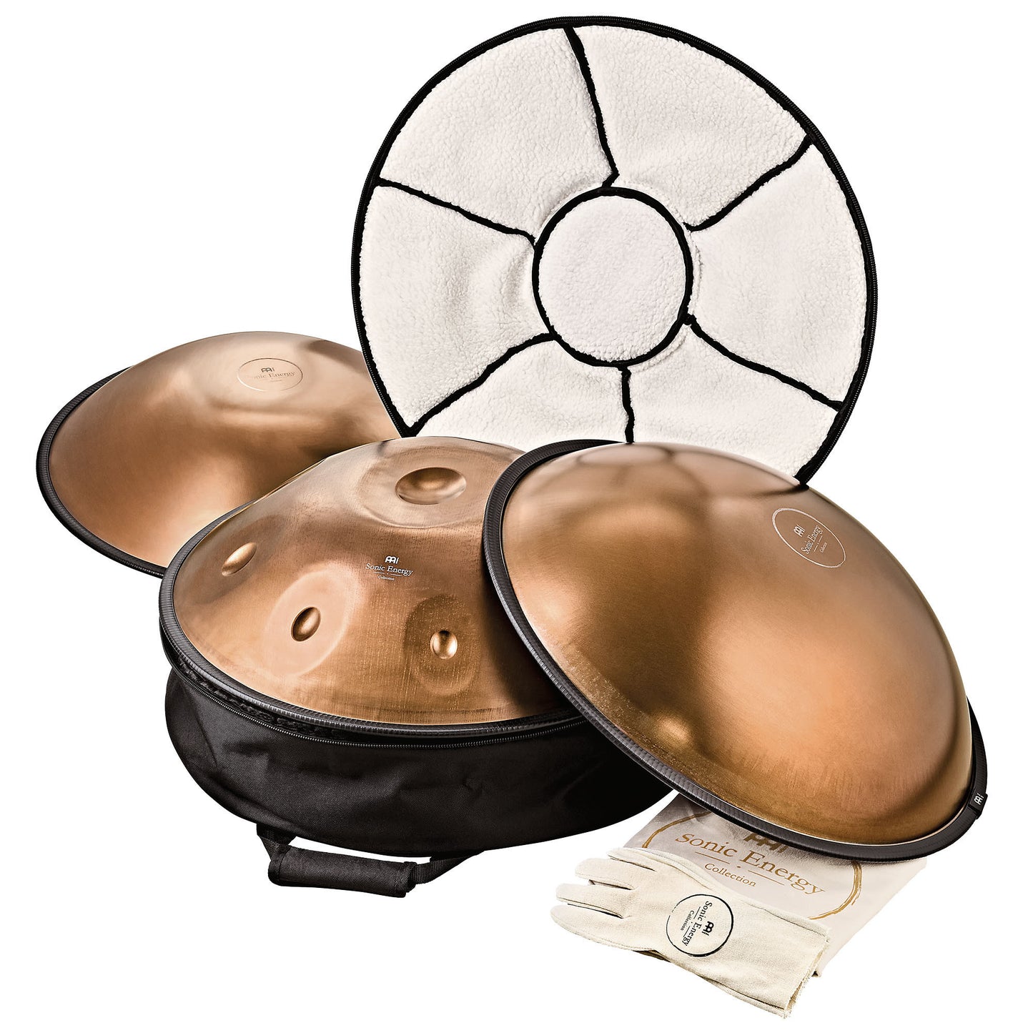 MEINL Sonic Energy Sensory Handpan, Stainless Steel, F Pygmy, 11 Notes, 440 Hz, Vintage copper