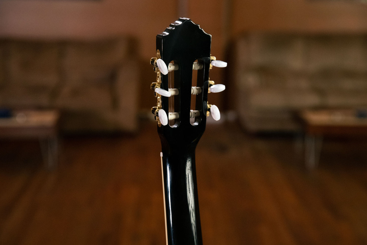 ORTEGA Family Series Pro 4/4 Classical Guitar 6 String - Solid Spruce / Mahogany Black + Gig Bag