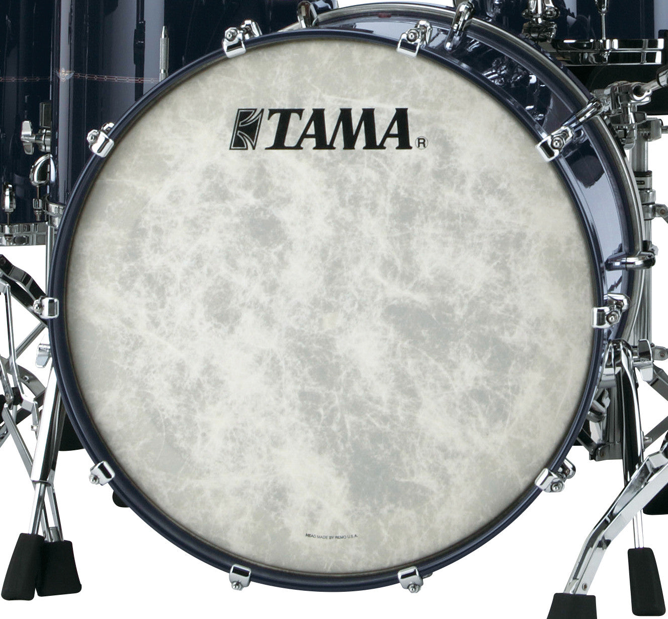 TAMA STAR Bubinga Bass Drum 22" x 16" - Smoky Black/Chrome HW/Drum Hoop Matched/with Inlay (outside)