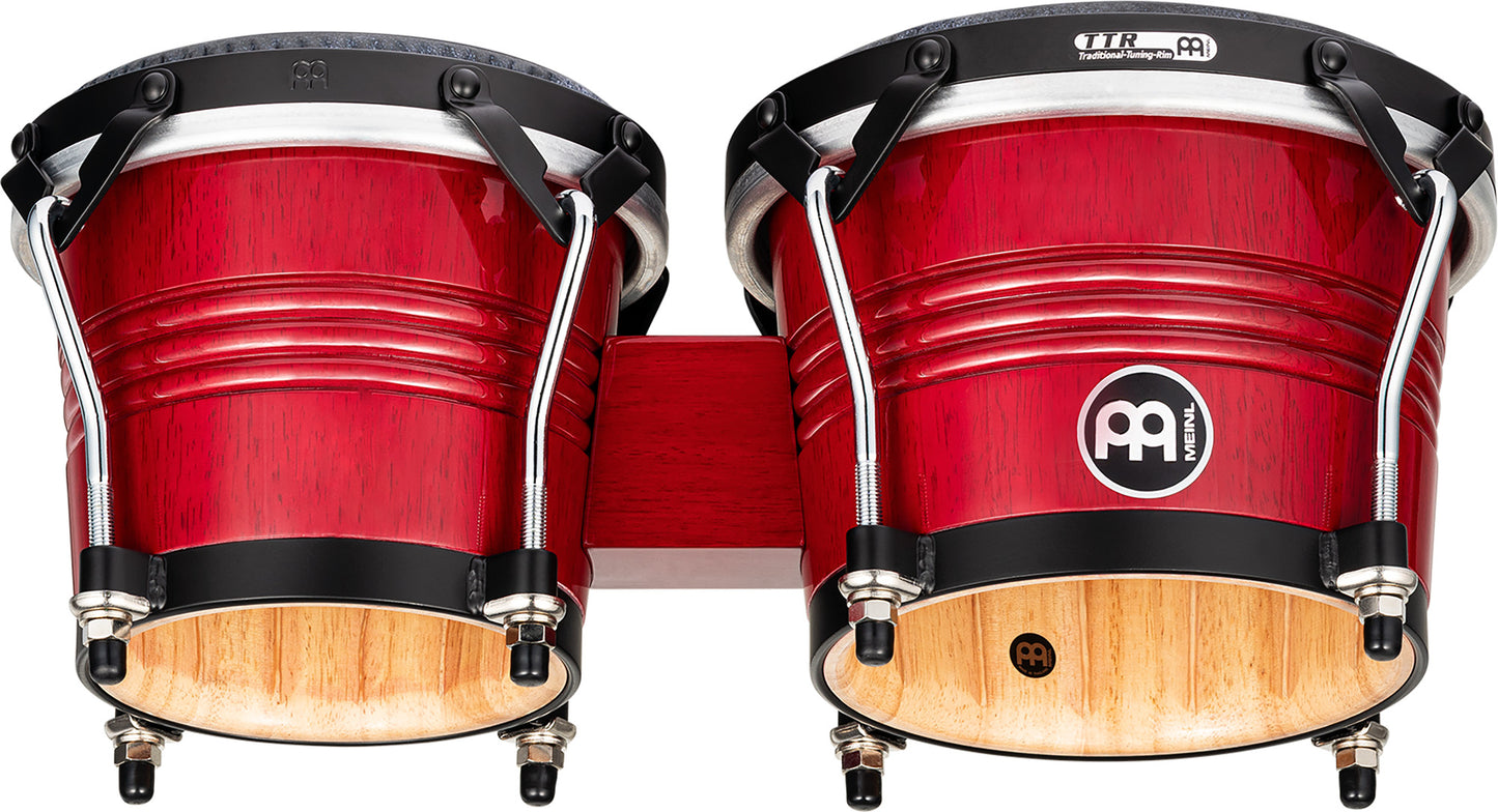MEINL Percussion Marathon Traditional Bongo 6 3/4" Macho & 8" Hembra - Wine Red