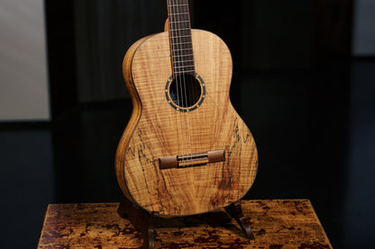 ORTEGA The Private Room 4/4 Konzertgitarre 6-String - Spalted Maple Natur + Gigbag