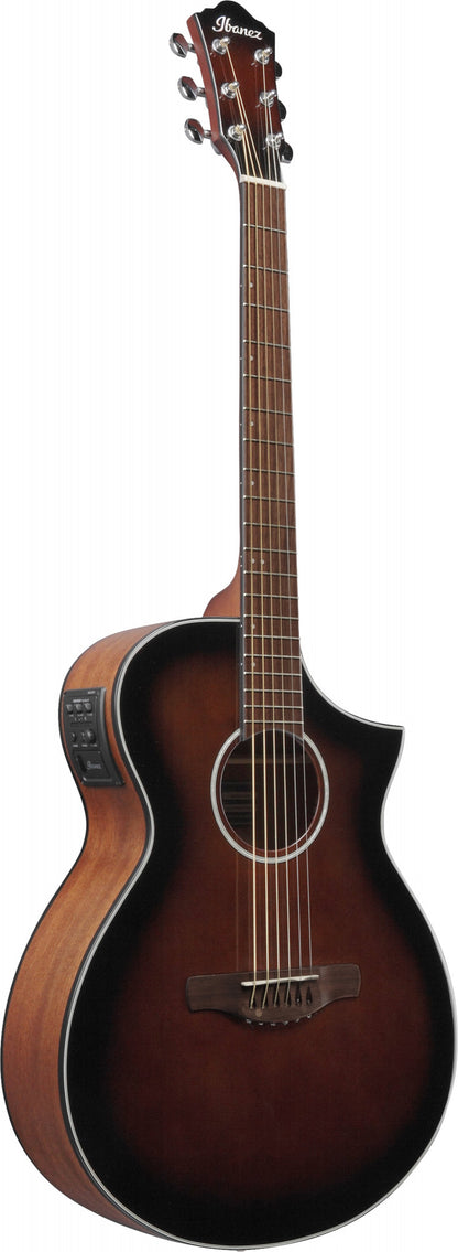 IBANEZ AEWC Acoustic Guitar 6-String - Dark Violin Sunburst High Gloss